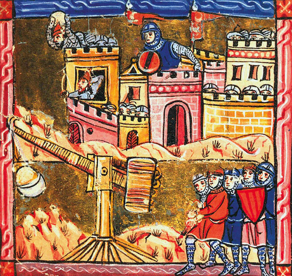 The Siege of Acre, c.1250-1300. Alamy.