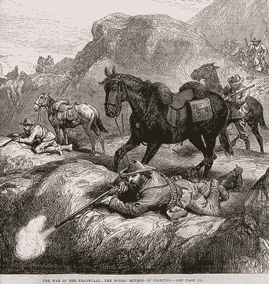 Boers in combat (1881)