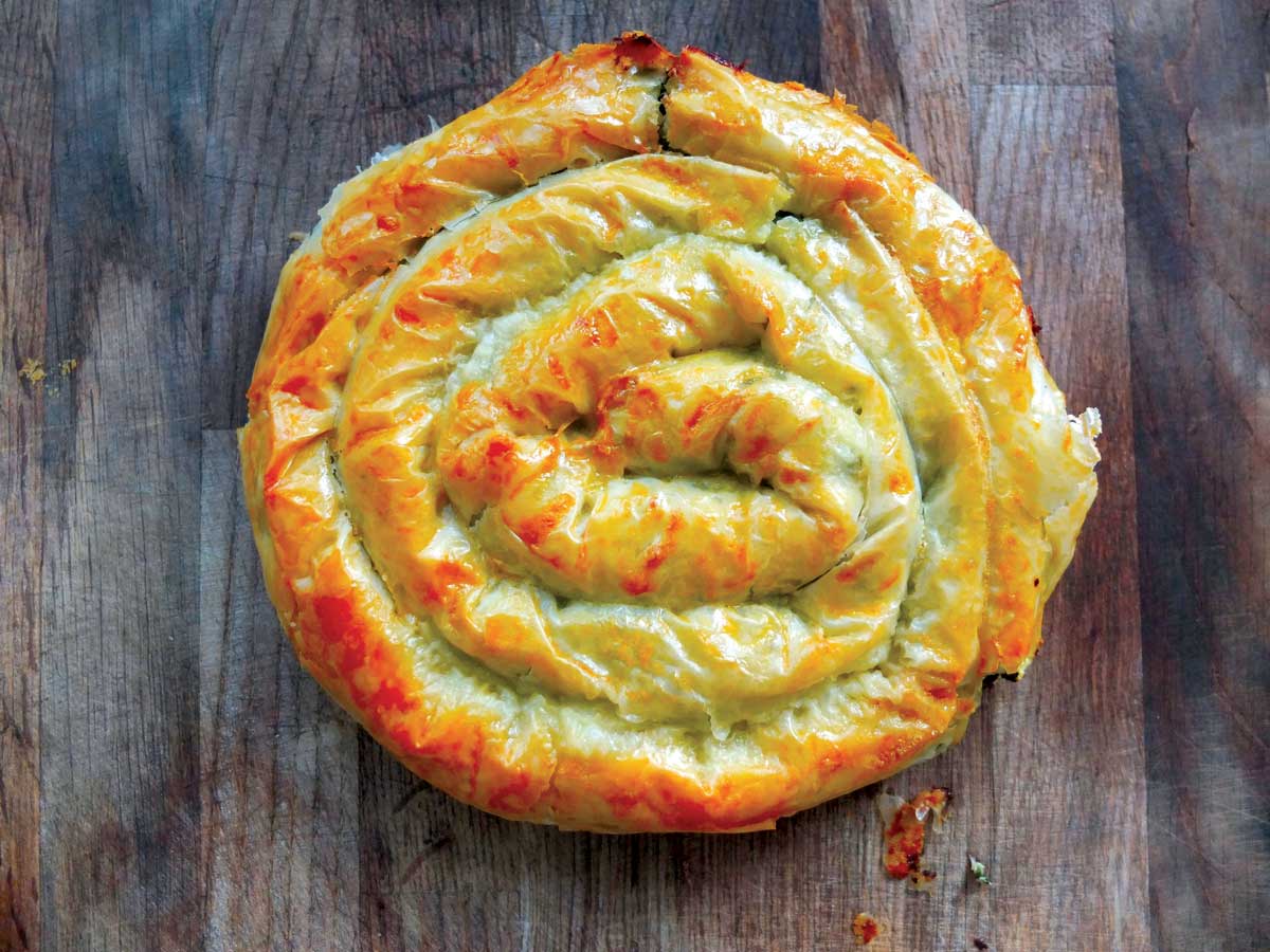 Spinach and feta börek. Photograph by Helen Graves.