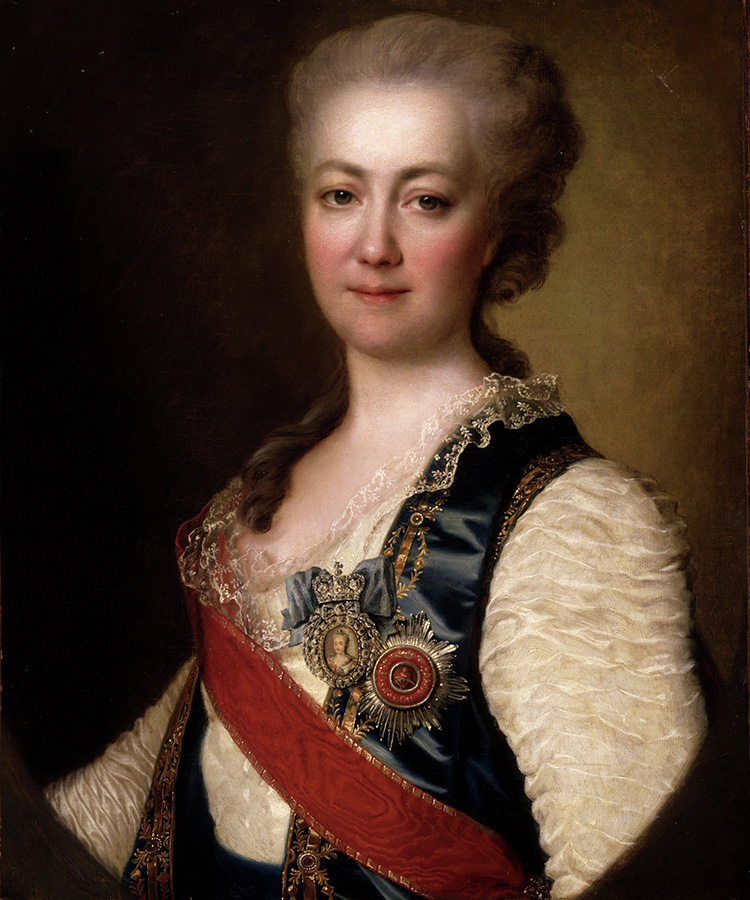 Yekaterina Vorontsova-Dashkova by Dmitry Levitzky, 1784.