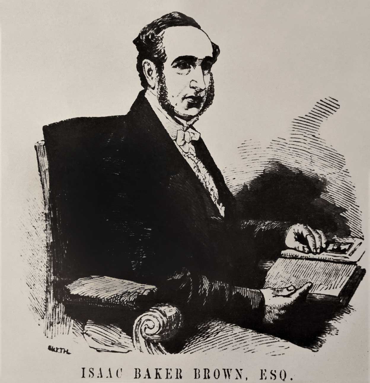 Isaac Baker Brown, 19th-century illustration. Courtesy Sarah Wise.