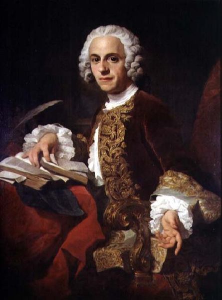 Horace Walpole by Pierre Subleyras, circa 1746.