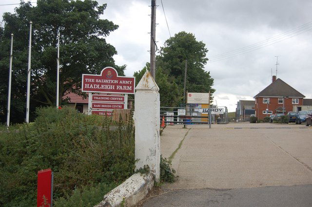 The entrance to the Hadleigh Colony. It continues to help and train young people as it has for over 100 years.