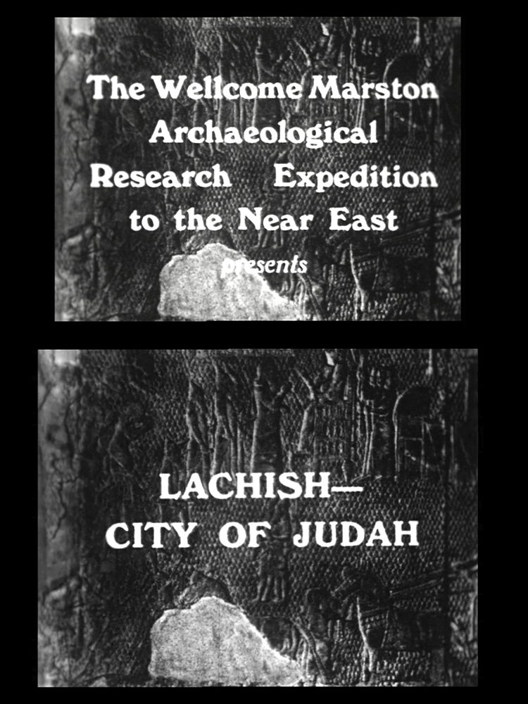 Still showing the opening titles of Lachish – City of Judah. Courtesy UCL Institute of Archaeology.