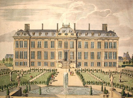 Montagu House, Bloomsbury, London (later the British Museum) by James Simon, c.1715