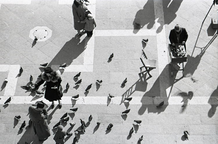 Piazza San Marco, Venice, 1950 by Paolo Monti.