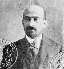 Chaim Weizmann's passport photo as a British subject, c.1915