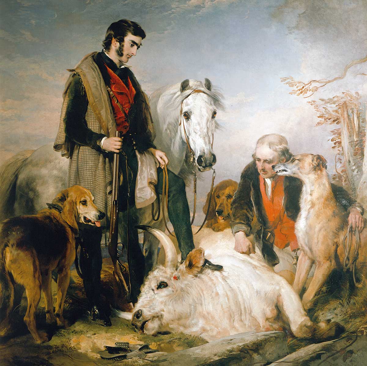 Scene in Chillingham Park: Portrait of Lord Ossulston, by Edwin Landseer, c.1835 © Bridgeman Images.