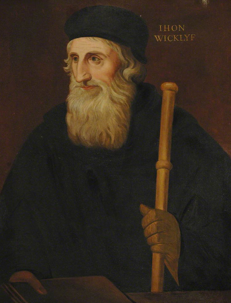 Portrait of John Wycliffe, Thomas Kirkby (1775–c.1848).