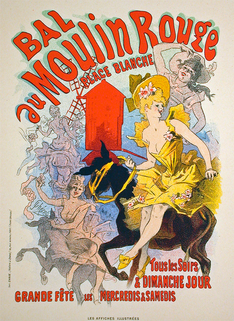 Jules Cheret, Moulin Rouge (1889)
