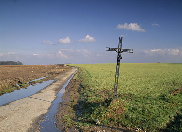 Graveyard of French chivalry: the battlefield of Agincourt today. Robert Harding/Michael Busselle