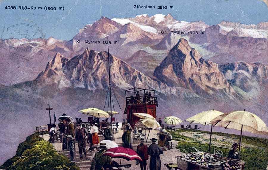 Summit of Rigi-Kulm, Switzerland, c.1900.