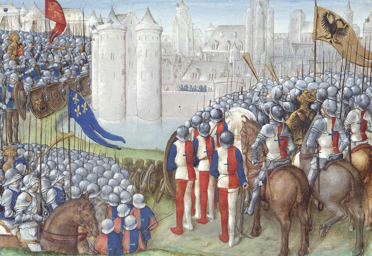 Siege of Damascus during the Second Crusade, 1148. British Library.