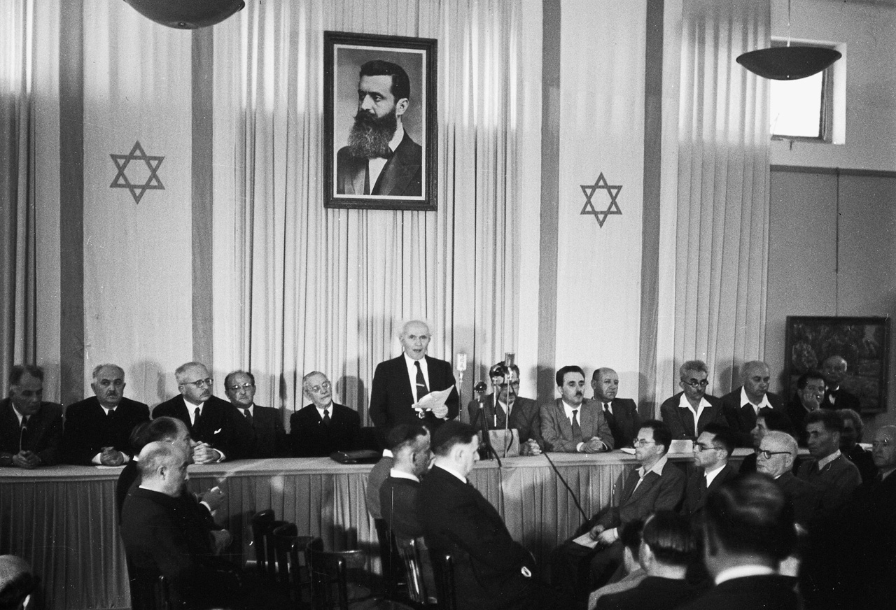 Declaration of the State of Israel, 1948.