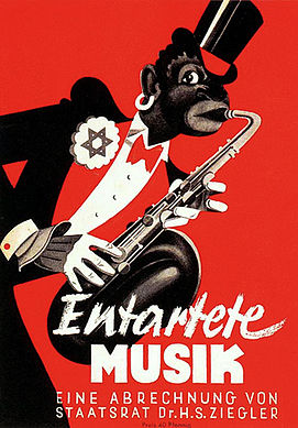 The title page to the guide to the Degenerate Music exhibition, which opened in Dusseldorf in May 1938