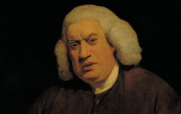 Samuel Johnson, by Joshua Reynolds (c.1772).