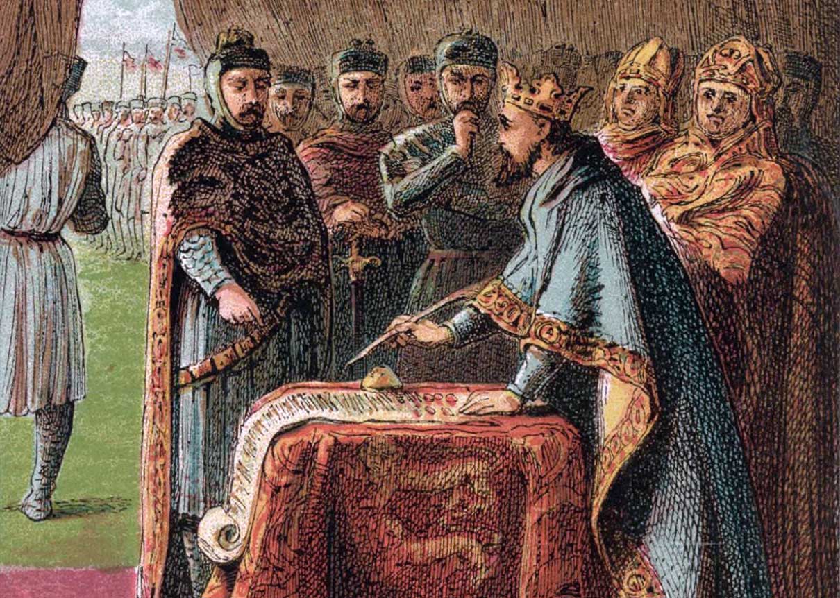 King John and Magna Carta. Wiki Commons.