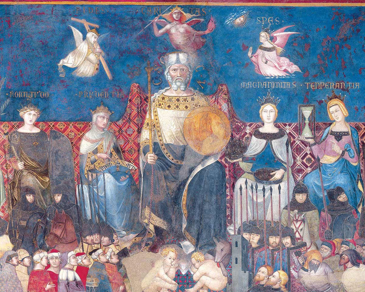 Lorenzetti’s Allegory of Good Government. Rafaello Bencini/Bridgeman Images.