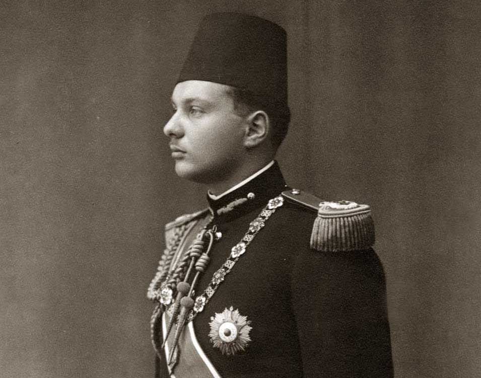 King Farouk I of Egypt in military uniform, c.1936-42.