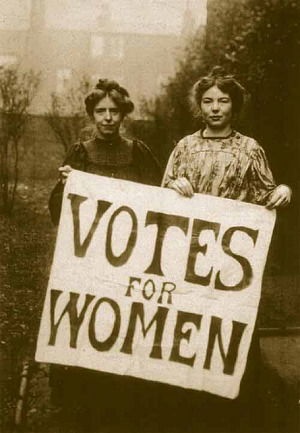 WSPU founders Annie Kenney and Christabel Pankhurst