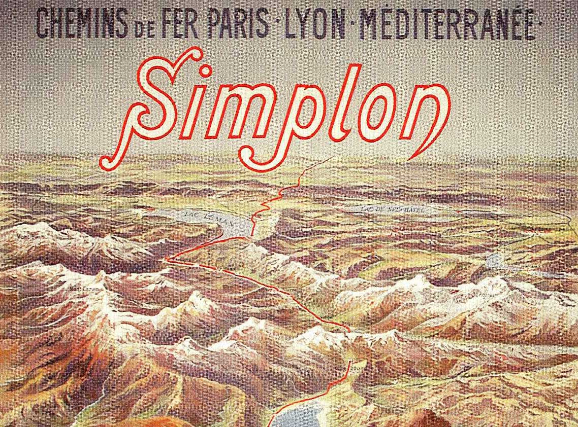 French poster advertising tourism to northern Italy (detail), c. 1906. Wiki Commons. French poster advertising tourism to northern Italy (detail), c. 1906. Wiki Commons.