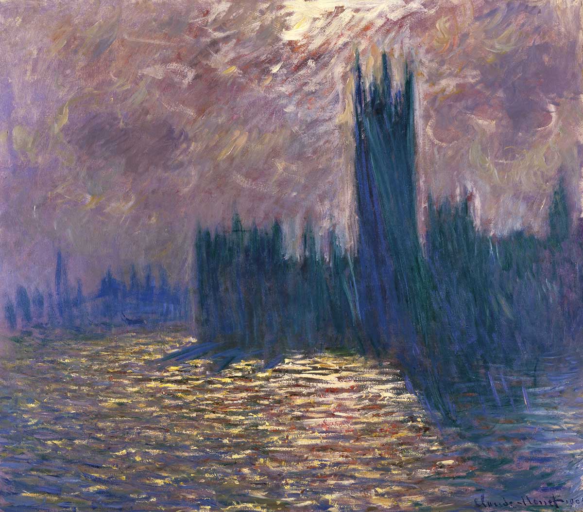Reflections on the Thames, by Claude Monet, 1905. Musée Marmottan Monet, Paris/Bridgeman Images.