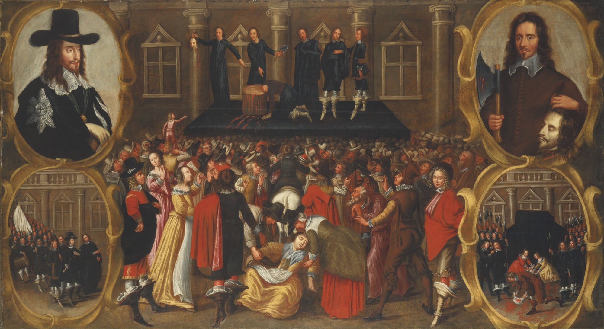 The execution of Charles I, c.1649.
