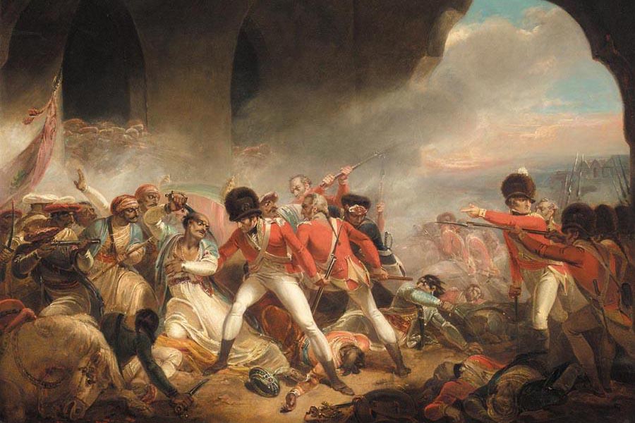 The Last Effort and Fall of Tipu Sultan by Henry Singleton, c. 1800.