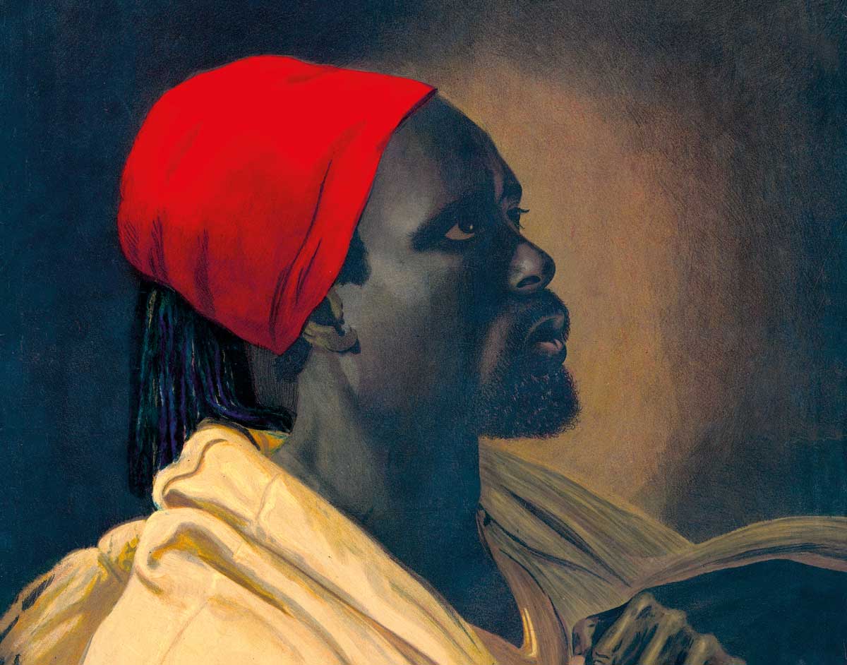 Portrait of Toussaint Louverture, chromolithograph by George DeBaptiste, c.1870 © Getty Images.