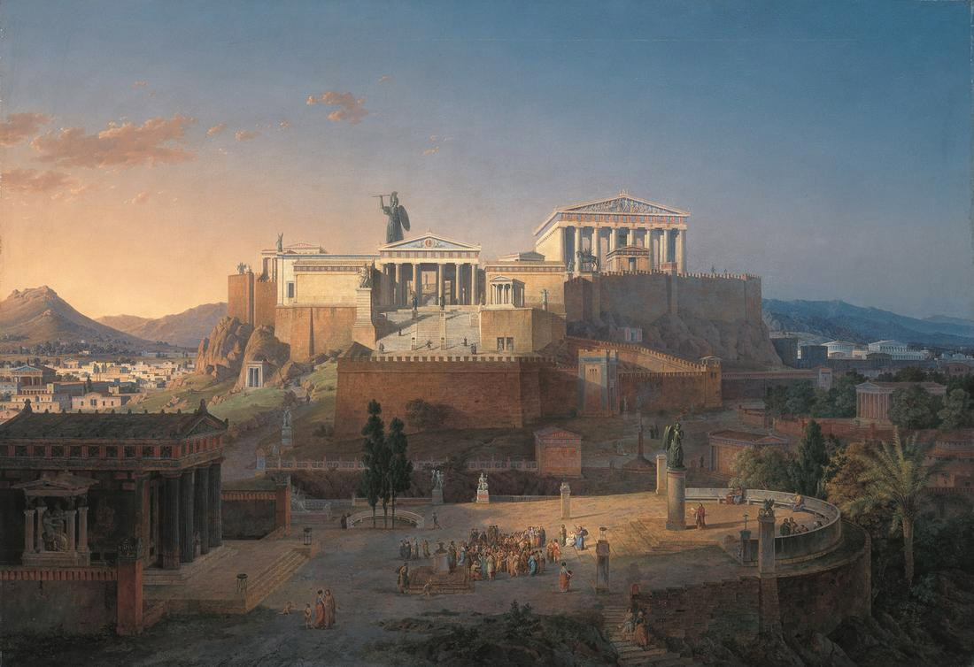 The Acropolis of Athens by Leo von Klenze.