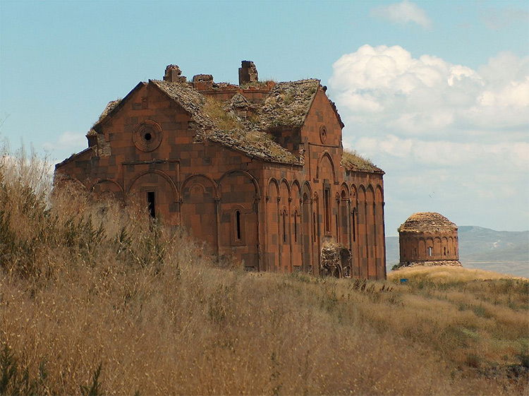 The Cathedral of Ani, completed in 1001 by Trdat the Architect.