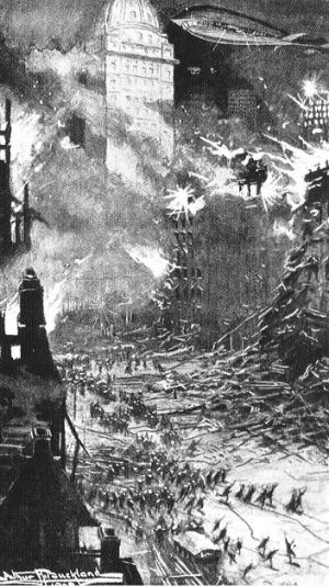 The attack on New York, from George Glendon’s The Emperor of the Air