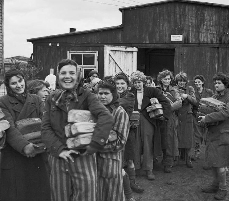 Survivors at Bergen-Belsen