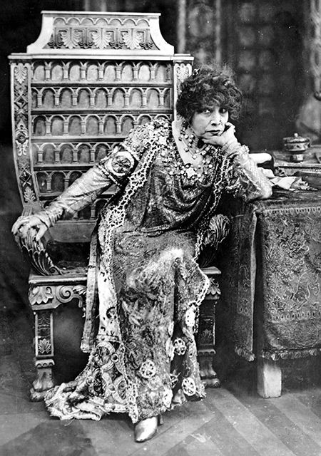 Out on a limb: Sarah Bernhardt, c.1920