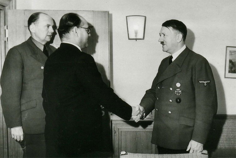 Bose meeting Adolf Hitler