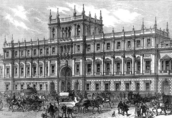 Burlington House, where the Society was based between 1873 and 1967.