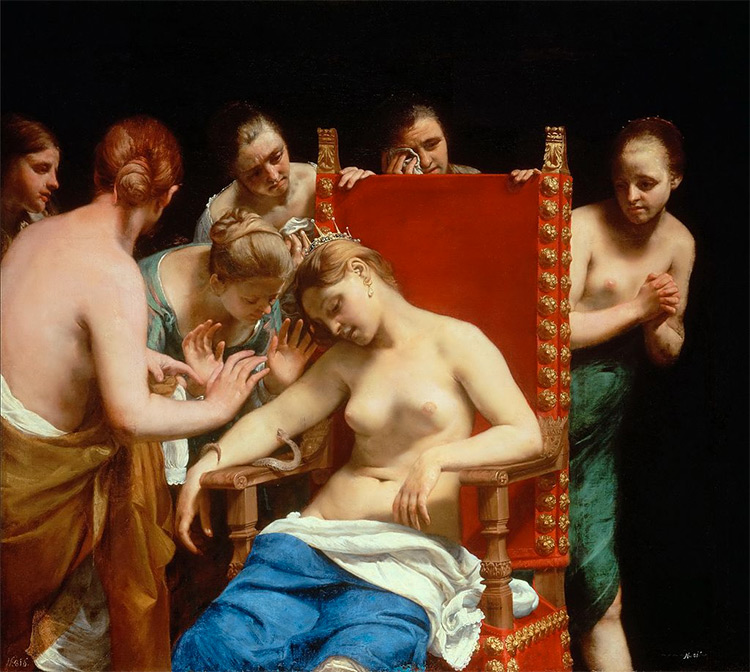 The Death of Cleopatra by Guido Cagnacci, 1658
