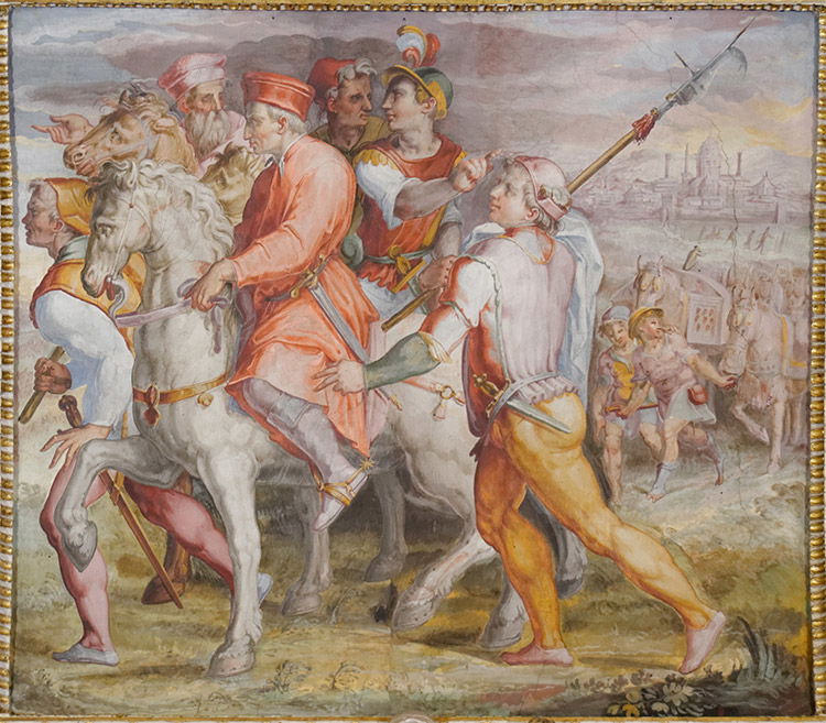 Cosimo di Medici goes into exile