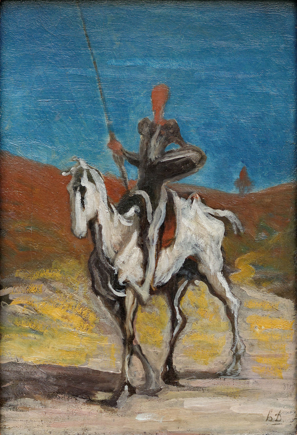 Don Quixote by Honoré Daumier (1868)