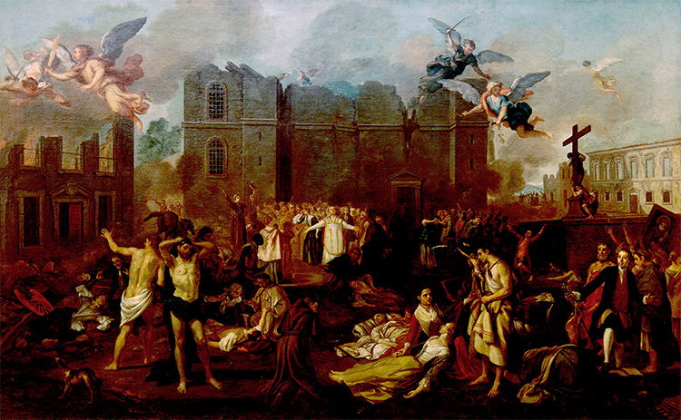 Allegory of the 1755 Earthquake, by João Glama Strobërle