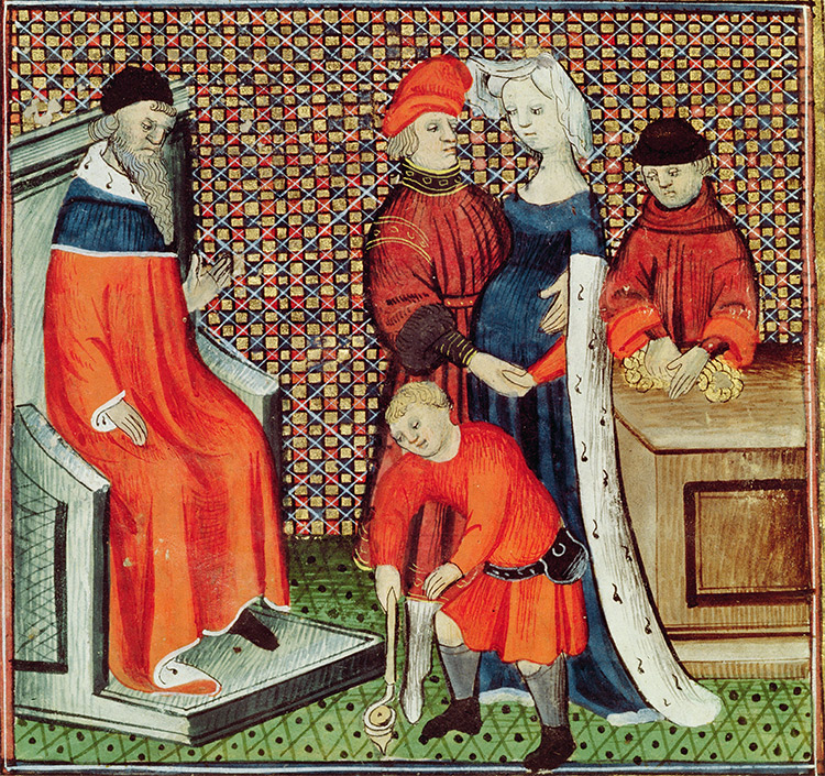 Illustration from 'Le livre des Proprietes des Choses' by Barthelemy Anglais, 15th century. 