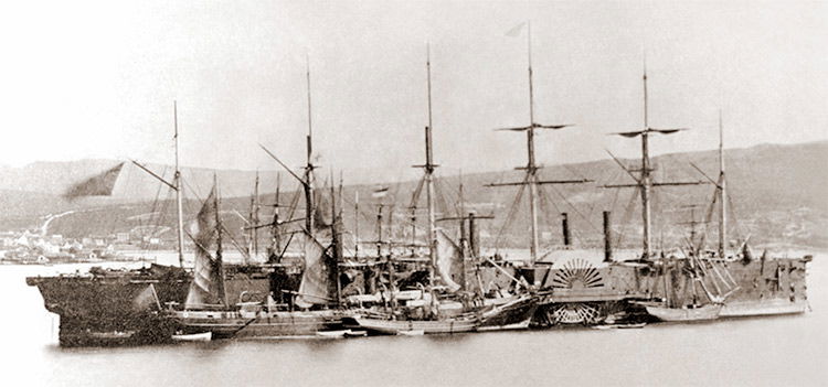 The SS Great Eastern in 1866