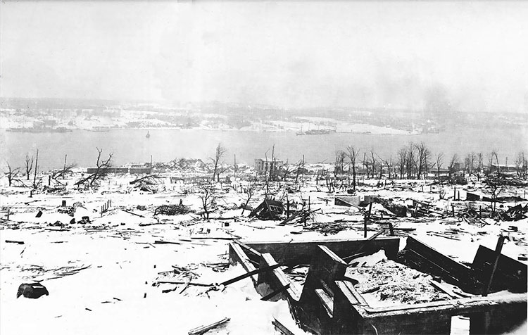 Halifax two days after the explosion