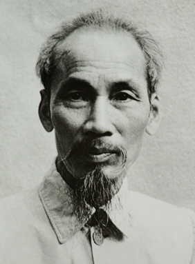 Portrait of Ho Chi Minh circa 1946.