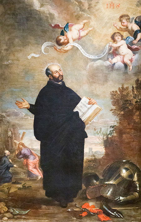 God’s general: St Ignatius of Loyola, by Daniel Seghers and Jan Wildens, 17th century. 