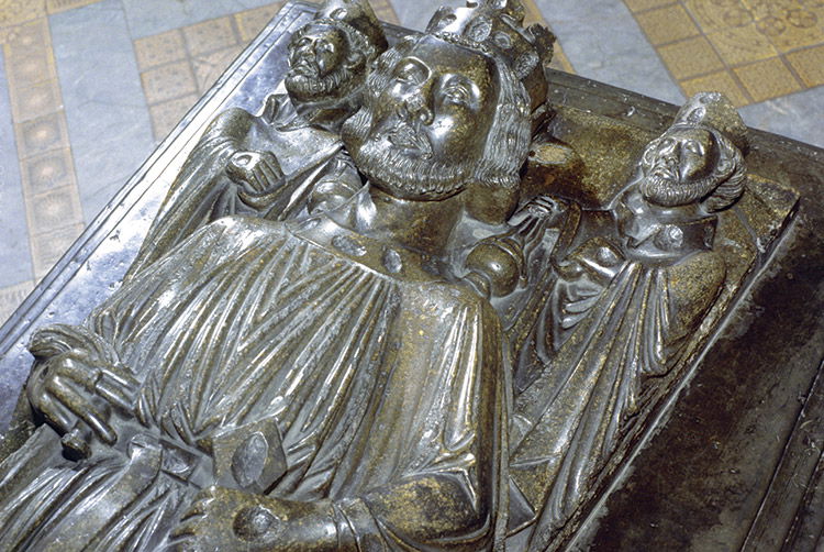 Bad reputation: King John’s tomb, Worcester Cathedral.