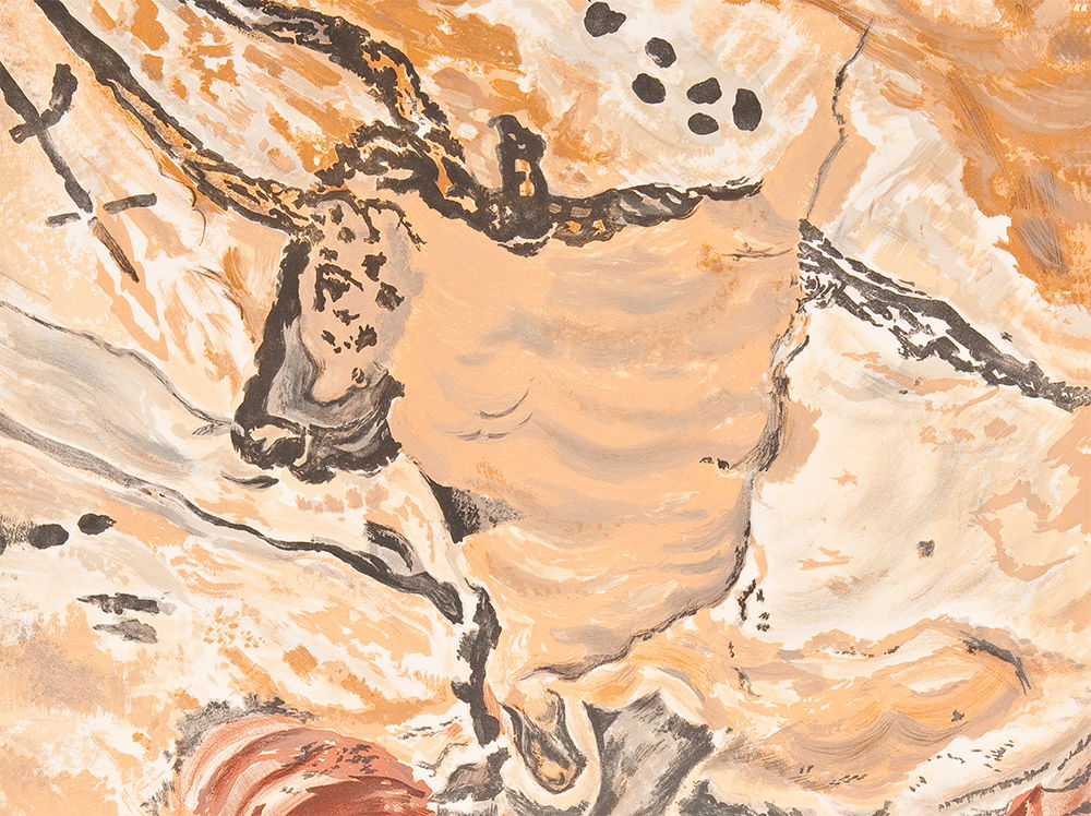 Detail from one of the paintings.