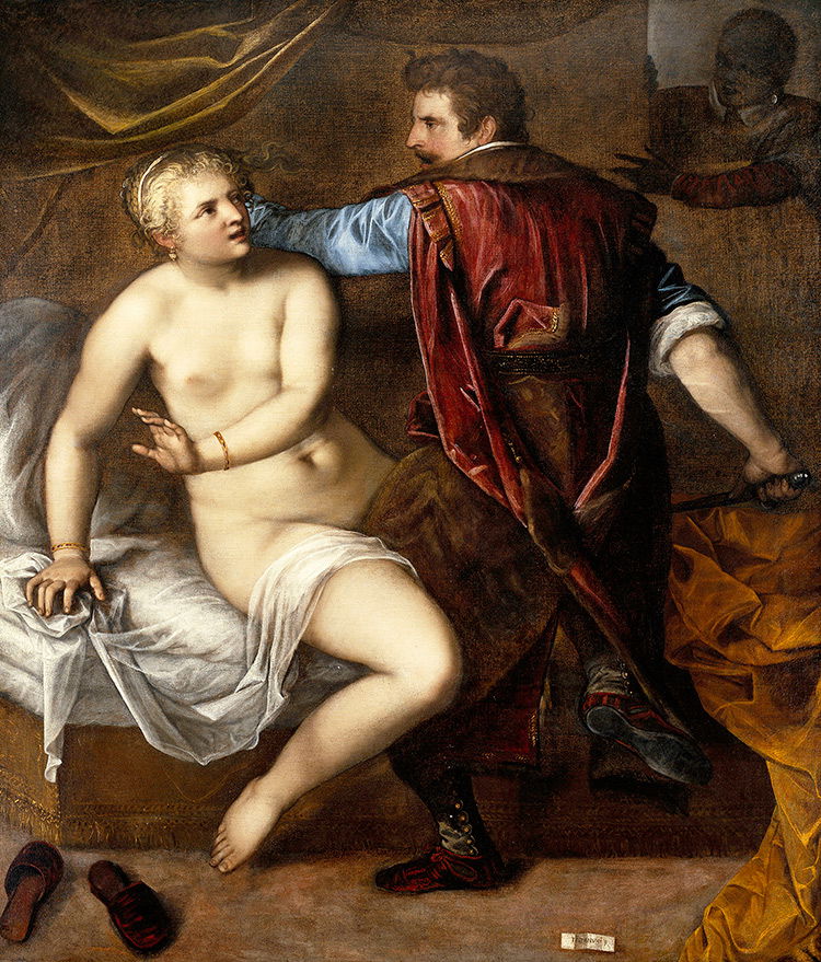 Unremitting: The Rape  of Lucretia, by Alessandro Varotari, 17th century.