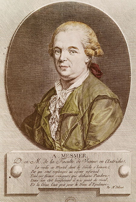 Franz Anton Mesmer in a contemporary engraving.