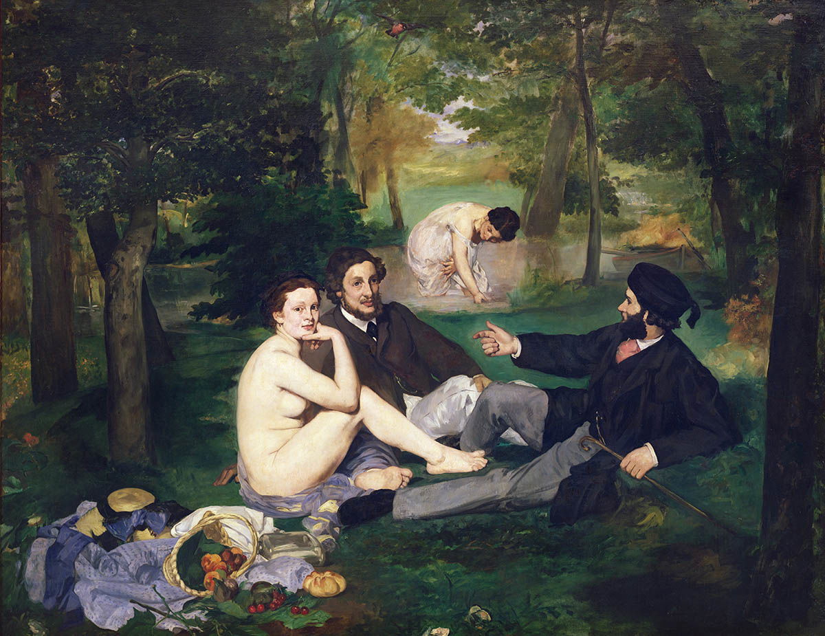 Cold meats: Le Déjeuner sur l’herbe, by Édouard Manet, 1863 © Bridgeman Images